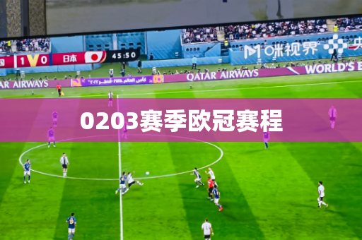 0203赛季欧冠赛程 0203赛季欧冠赛程