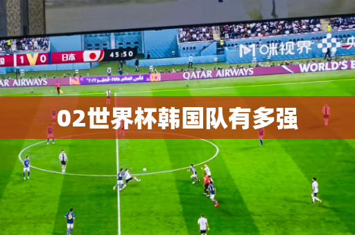 02世界杯韩国队有多强