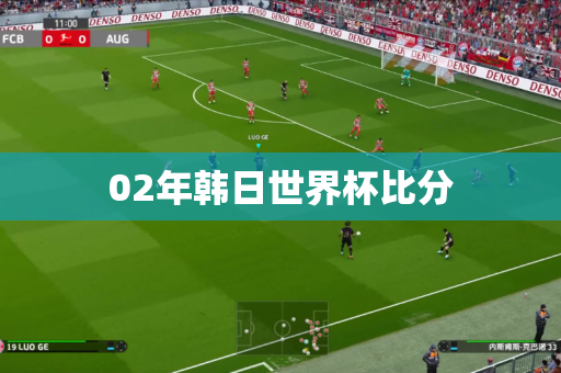 02年韩日世界杯比分 02年韩日世界杯比分