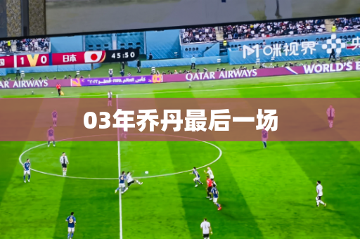 03年乔丹最后一场