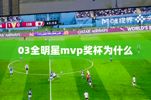 03全明星mvp奖杯为什么