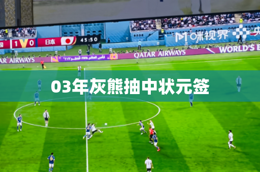 03年灰熊抽中状元签