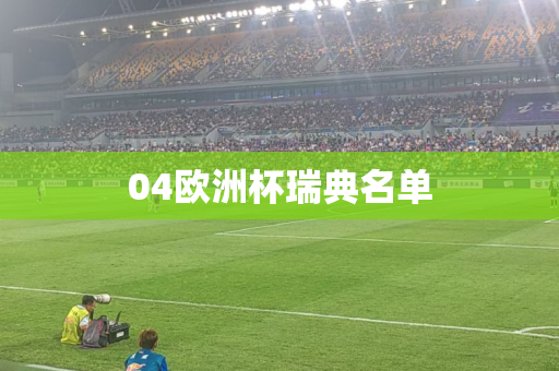 04欧洲杯瑞典名单