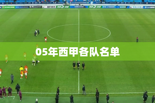 05年西甲各队名单