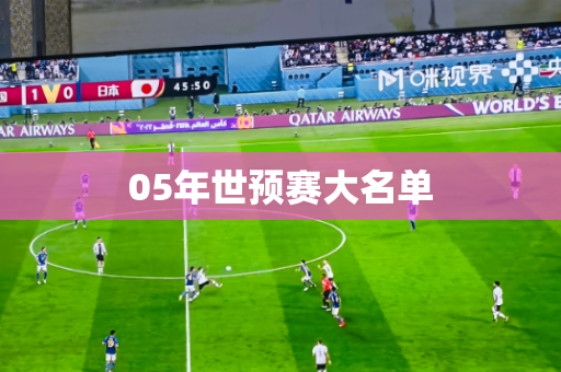 05年世预赛大名单 05年世预赛大名单