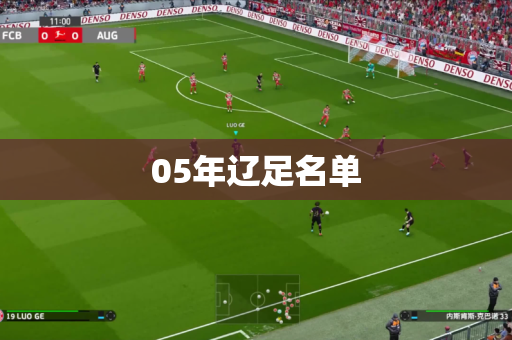 05年辽足名单