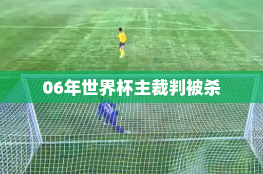06年世界杯主裁判被杀 06年世界杯主裁判被杀