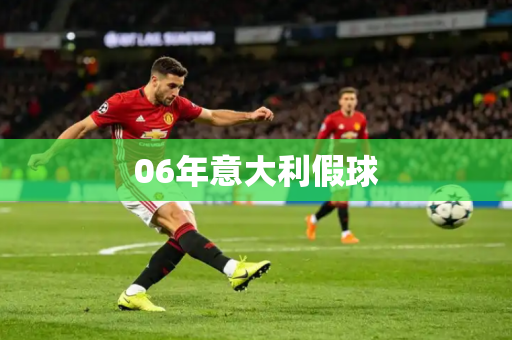 06年意大利假球