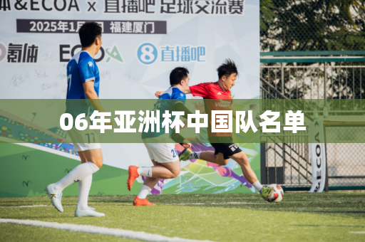 06年亚洲杯中国队名单