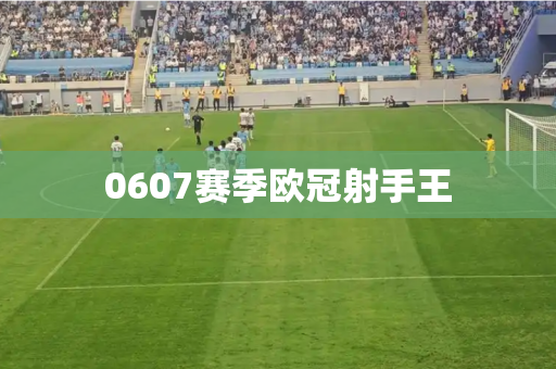 0607赛季欧冠射手王