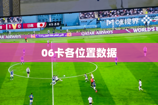 06卡各位置数据