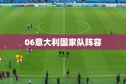 06意大利国家队阵容 06意大利国家队阵容