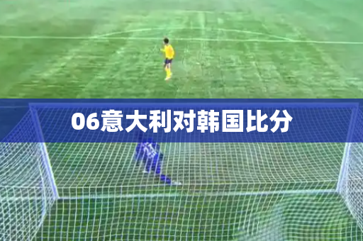 06意大利对韩国比分