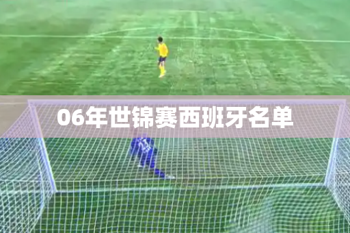 06年世锦赛西班牙名单 06年世锦赛西班牙名单