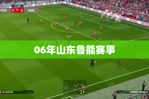 06年山东鲁能赛事 06年山东鲁能赛事