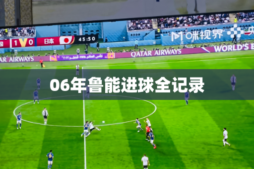 06年鲁能进球全记录 06年鲁能进球全记录