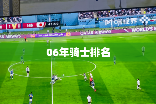 06年骑士排名