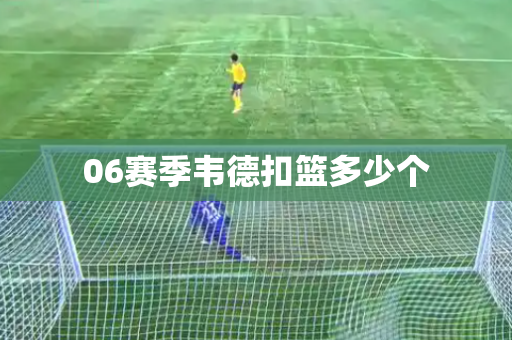 06赛季韦德扣篮多少个