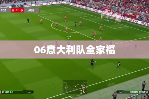 06意大利队全家福 06意大利队全家福
