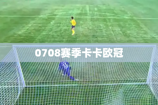 0708赛季卡卡欧冠 0708赛季卡卡欧冠