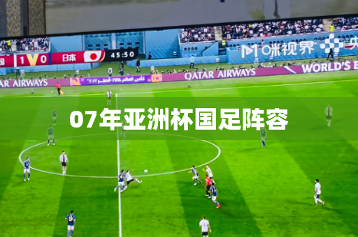 07年亚洲杯国足阵容 07年亚洲杯国足阵容