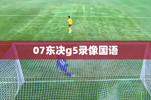 07东决g5录像国语