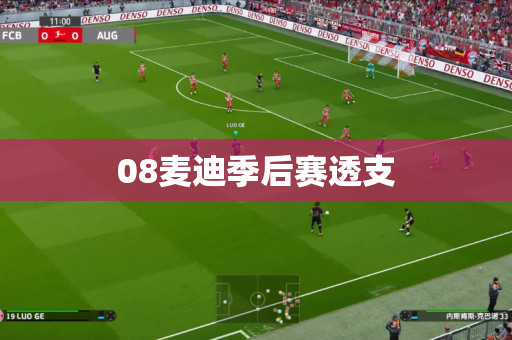 08麦迪季后赛透支 08麦迪季后赛透支