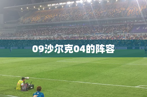 09沙尔克04的阵容