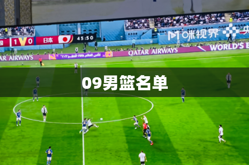 09男篮名单