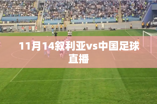 11月14叙利亚vs中国足球直播
