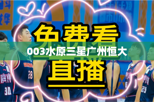003水原三星广州恒大