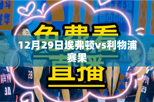12月29日埃弗顿vs利物浦赛果