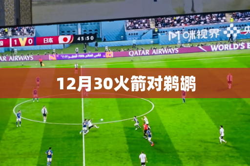 12月30火箭对鹈鹕