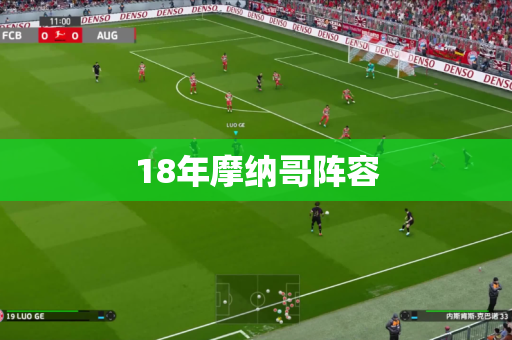 18年摩纳哥阵容