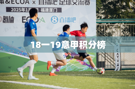 18一19意甲积分榜