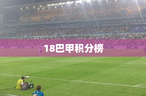 18巴甲积分榜 18巴甲积分榜