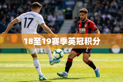 18至19赛季英冠积分