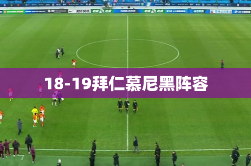 18-19拜仁慕尼黑阵容