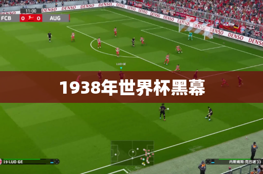 1938年世界杯黑幕
