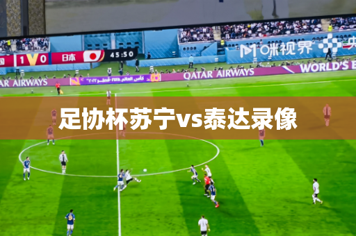 足协杯苏宁vs泰达录像 足协杯苏宁vs泰达录像