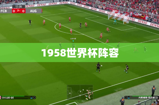 1958世界杯阵容