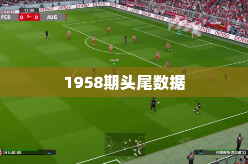 1958期头尾数据