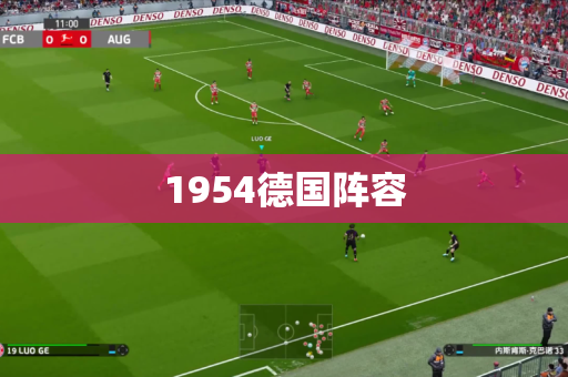 1954德国阵容