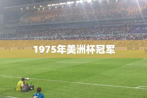 1975年美洲杯冠军 1975年美洲杯冠军