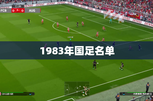 1983年国足名单 1983年国足名单