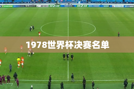 1978世界杯决赛名单