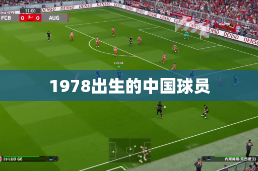 1978出生的中国球员 1978出生的中国球员