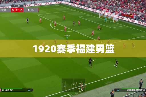 1920赛季福建男篮