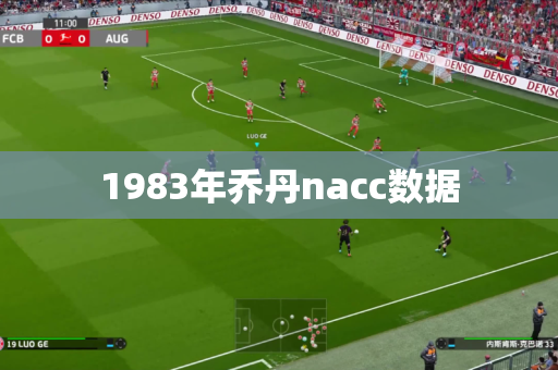 1983年乔丹nacc数据 1983年乔丹nacc数据