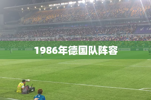 1986年德国队阵容
